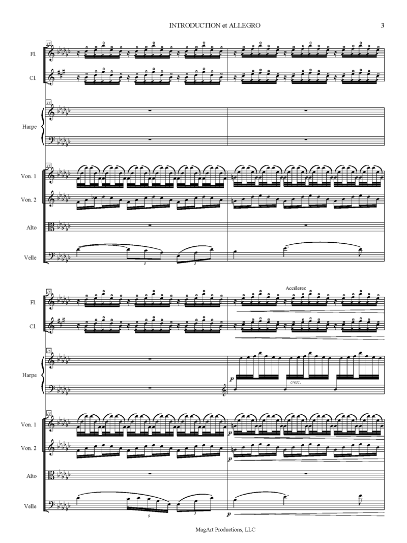 music copying and engraving- chamber ensemble
